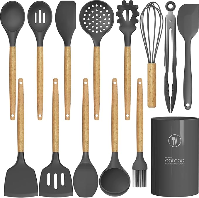 Silicone Cooking Utensils Kitchen Utensil Set - Image 1