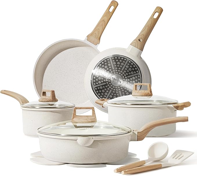 14 Pcs Pots and Pans Set Nonstick - Image 1