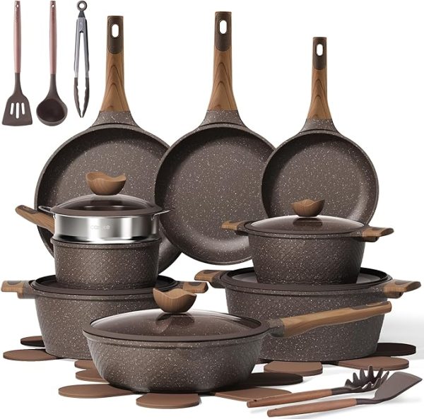 26PCS Pots and Pans Set Non Stick