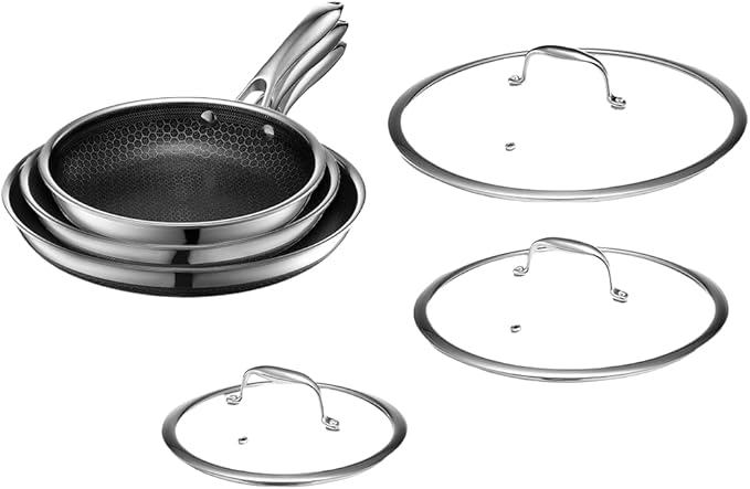 Hybrid Nonstick 6-Piece Fry Pan Set - Image 1